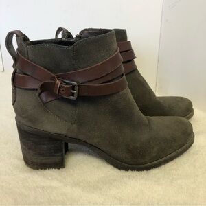 Sam Edelman Hannah Suede Ankle Booties Size 7.5